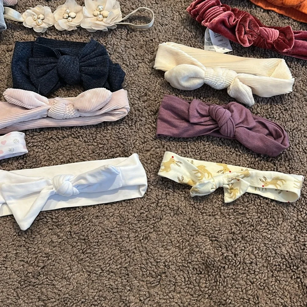 Babygirl bow headband bundle of 14!